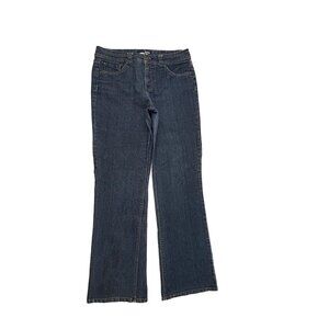 Basic Editions Bootcut Women's size 6 Dark Wash Blue Denim Jeans